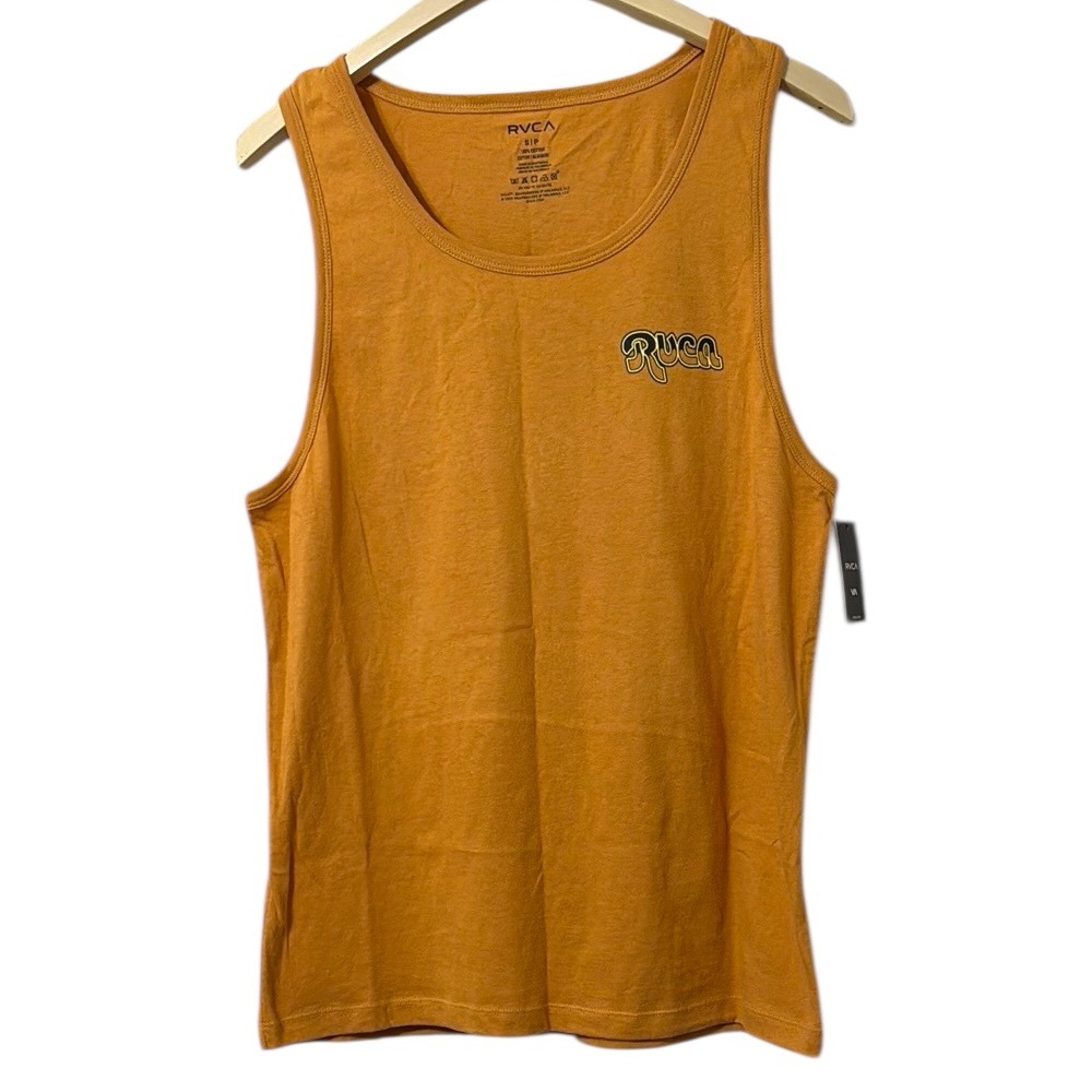 RVCA Over Grown Graphic Print Tank Top Size Small